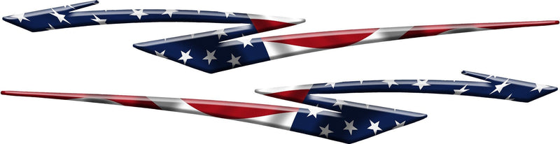 American Flag Vinyl Stripes Car &  Truck Decals 5ft On Clearance 50% Off